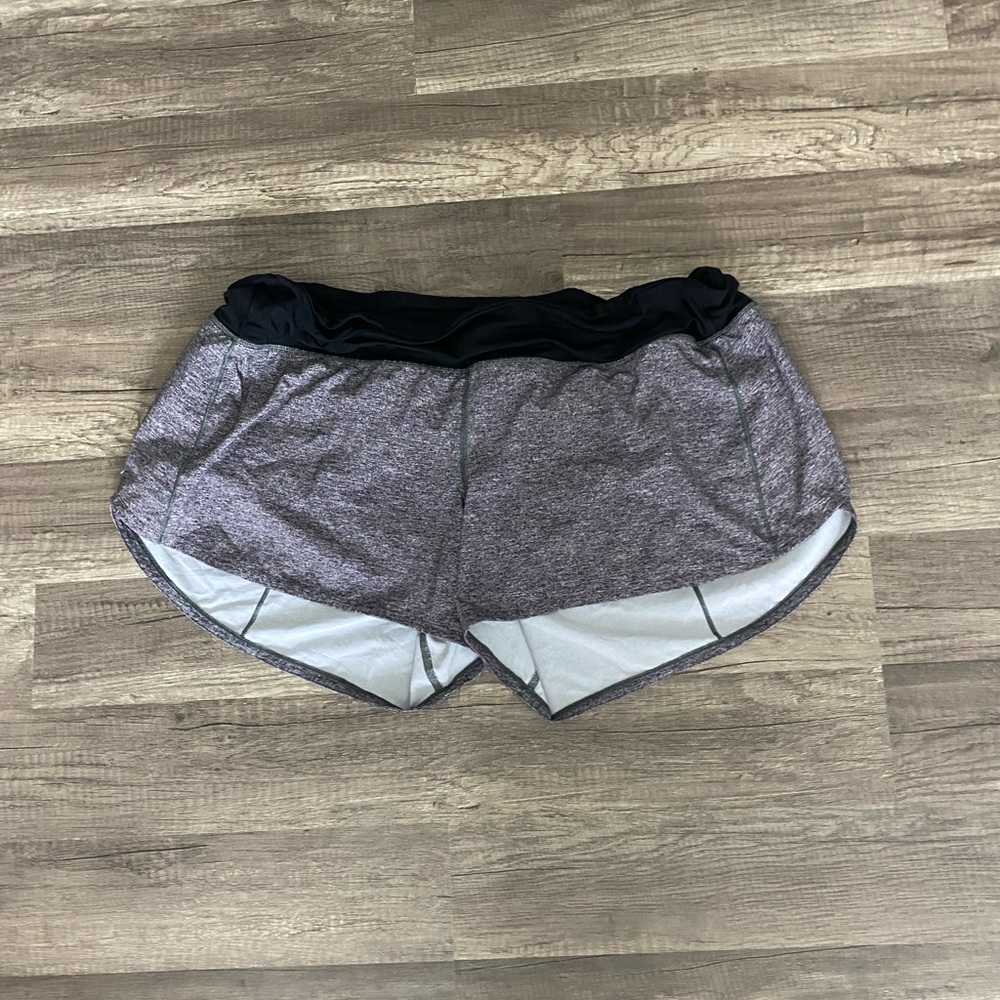Lululemon Gray Speed up shorts 2.5 SZ14